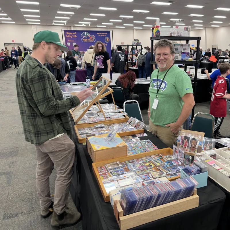 Photo from the Deschutes County Fair & Expo Center card show