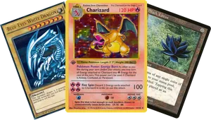 Pokémon, Yu-Gi-Oh! and Magic cards